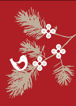 Kanelimamma - kotimainen ja kaunis joulukortti, myös yrityksen omalla tervehdyksellä